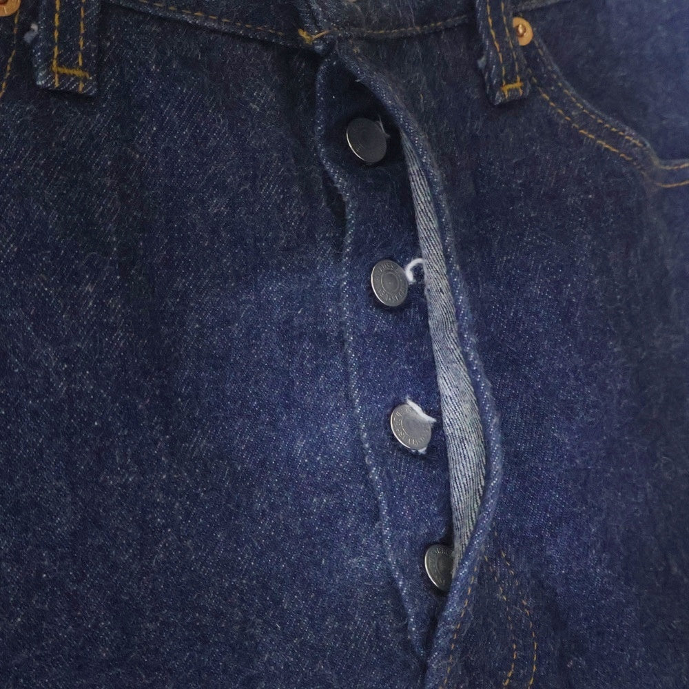 Levi's(リーバイス) 501 USA製 ボタン裏552 スモールe 501-0000 ボタンフライ デニムパンツ インディゴ