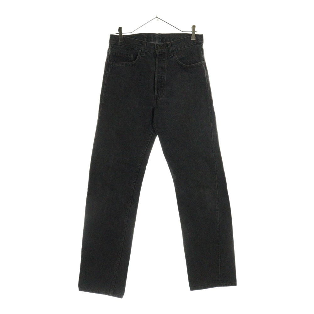 Levi's(リーバイス) 501 USA製 ボタン裏522 スモールe 501-0658 ボタンフライ デニムパンツ ブラック