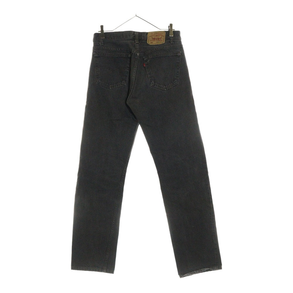 Levi's(リーバイス) 501 USA製 ボタン裏522 スモールe 501-0658 ボタンフライ デニムパンツ ブラック