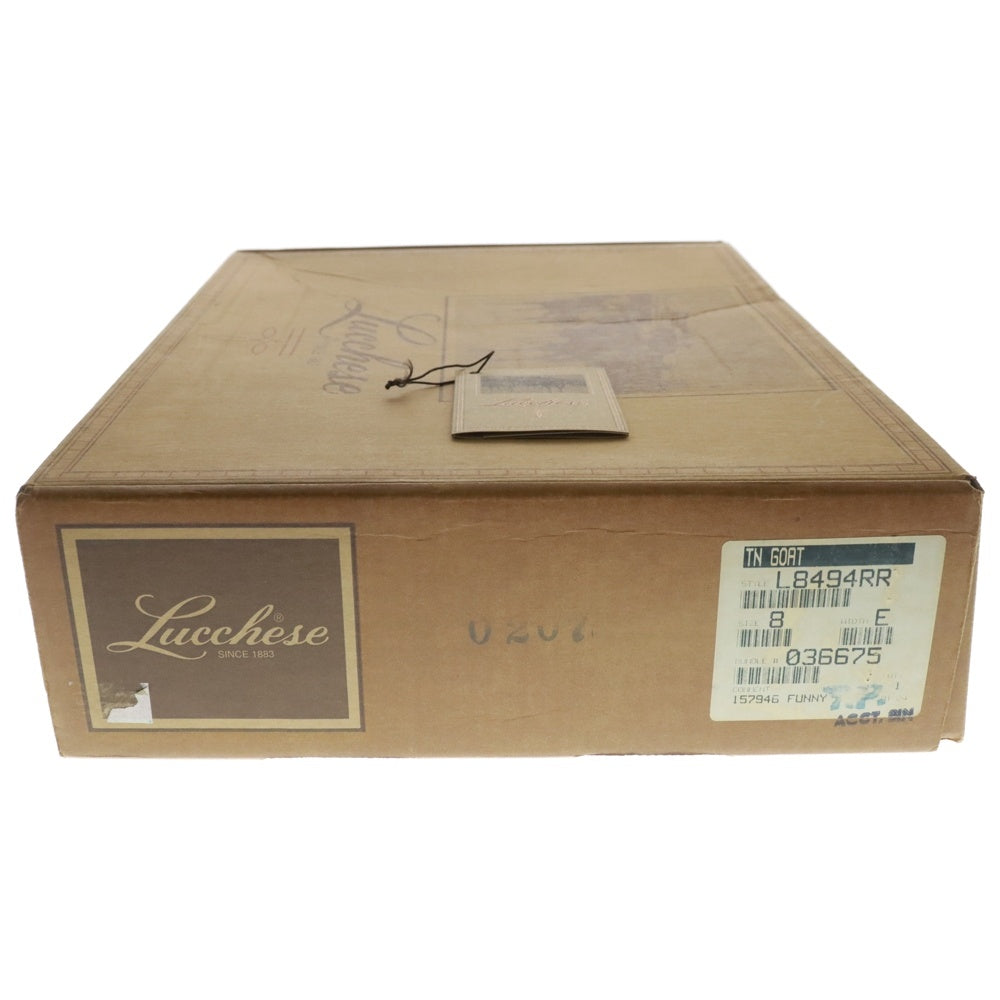 Lucchese(ルケーシー) ハイカット レザー ウエスタンブーツ ブラウン 36675