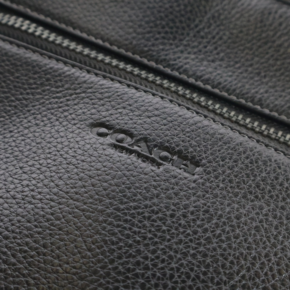 COACH(コーチ) レザースリム メッセンジャーバッグ ショルダーバッグ ブラック M2444