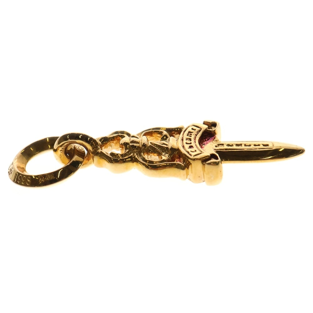 CHROME HEARTS(クロムハーツ) 22k #5DAGGER #5ダガーチャーム ペンダントトップ ゴールド