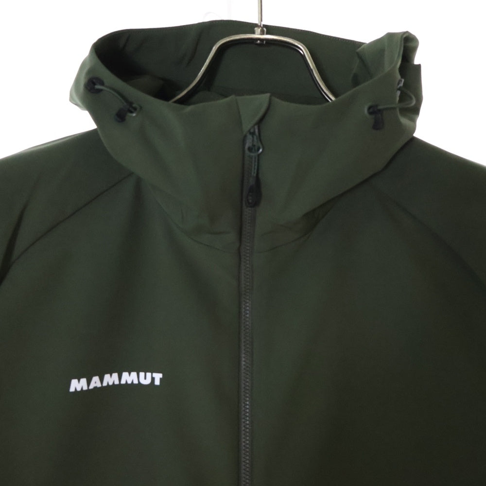 MAMMUT(マムート) Macun 2.0 SO Hooded Jacket ソフトシェルジャケット カーキ 1011-00792