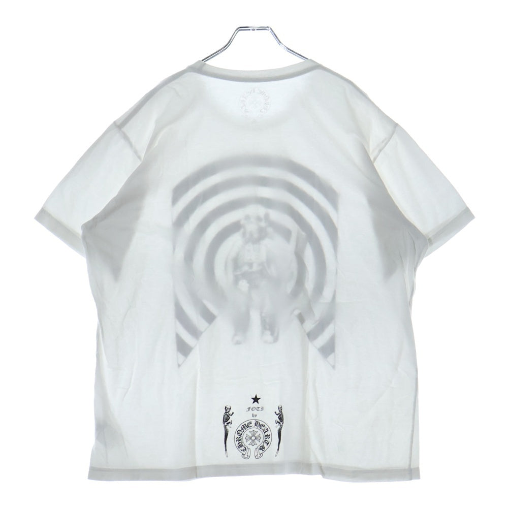 CHROME HEARTS(クロムハーツ) FOTI S/S TEE プリント 半袖 Tシャツカットソー ホワイト