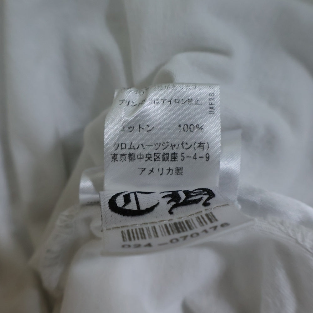 CHROME HEARTS(クロムハーツ) FOTI S/S TEE プリント 半袖 Tシャツカットソー ホワイト