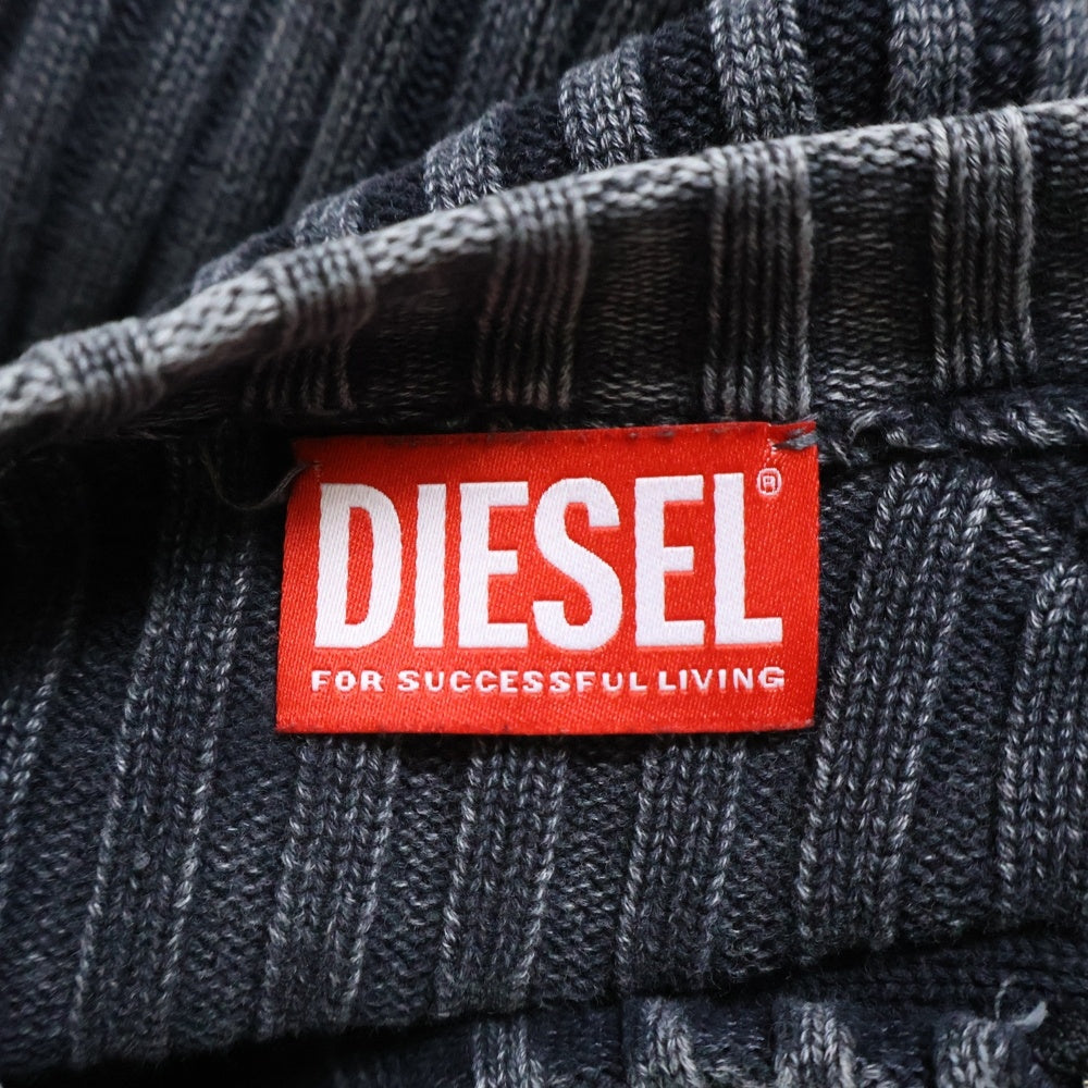 DIESEL(ディーゼル) 25SS K-MATTY K-MATTY A17464 0QMAN ケーマッティ ジップアップ 長袖セーター グレー
