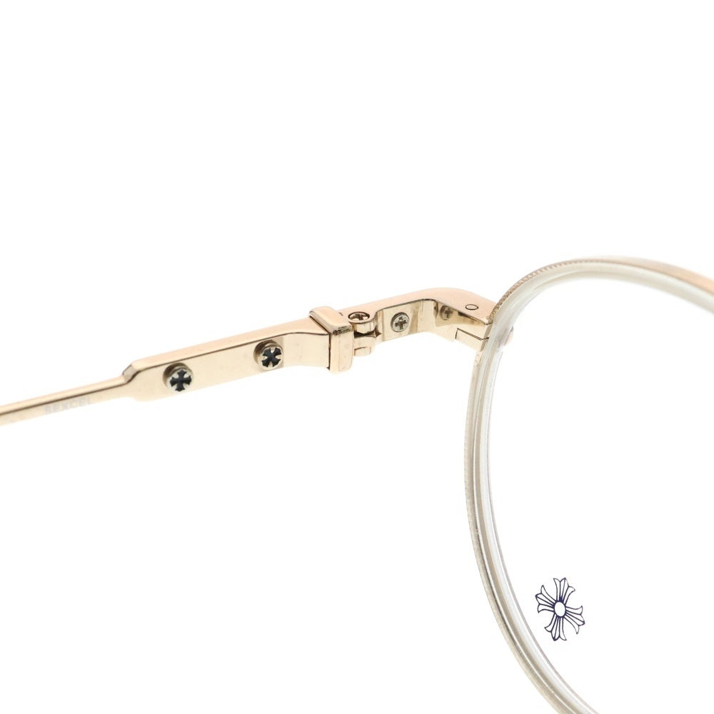 CHROME HEARTS(クロムハーツ) SEXCEL ボストン 眼鏡 サングラス メガネ アイウェア ゴールド