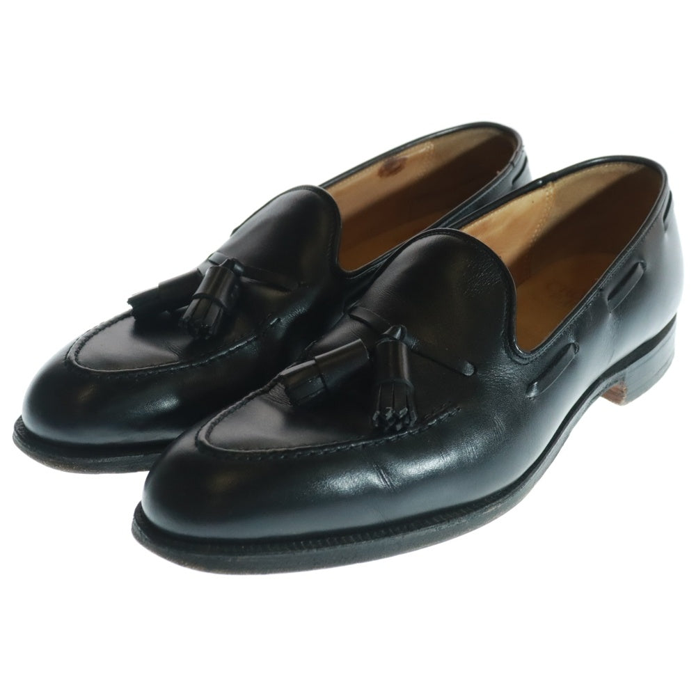 Crockett&Jones(クロケットアンドジョーンズ) CAVENDISH3 6212 12 レザータッセルローファー ブラック