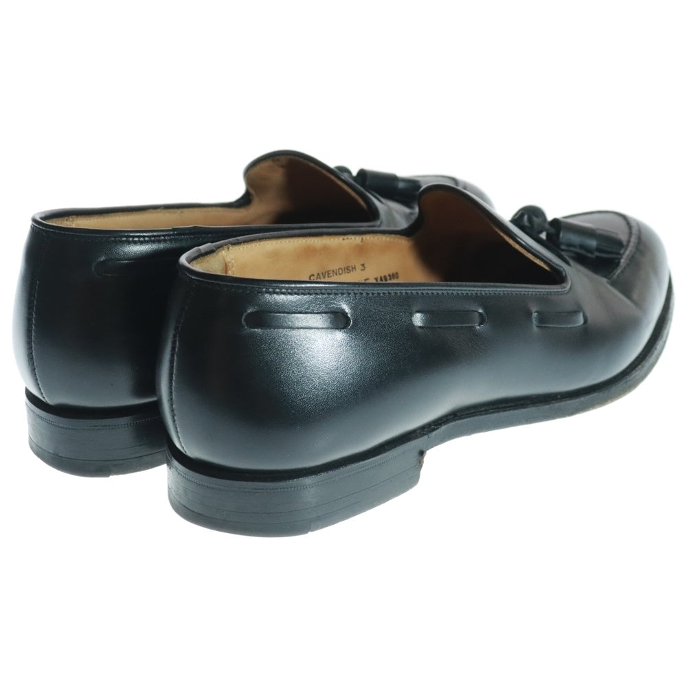 Crockett&Jones(クロケットアンドジョーンズ) CAVENDISH3 6212 12 レザータッセルローファー ブラック