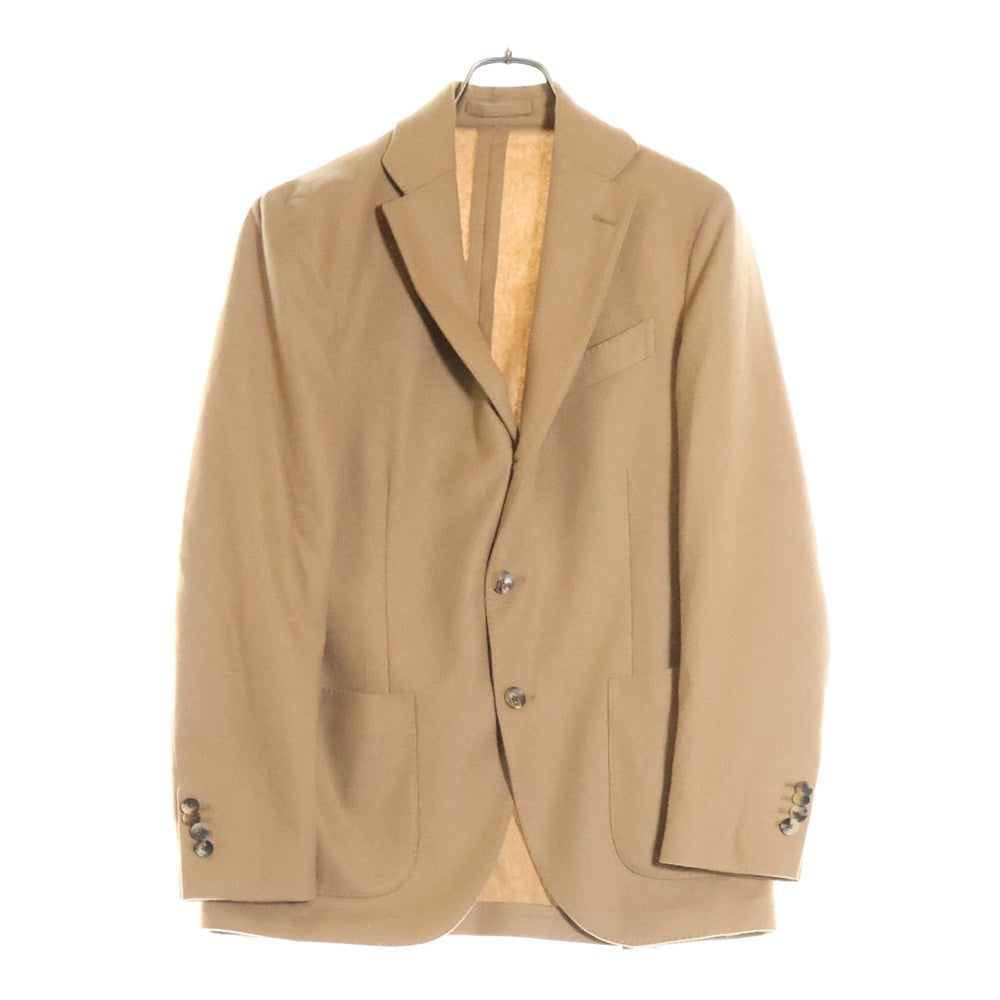 LARDINI(ラルディーニ) 3B カシミヤ混 ウール シングル テーラードジャケット ブラウン JY6000AQ