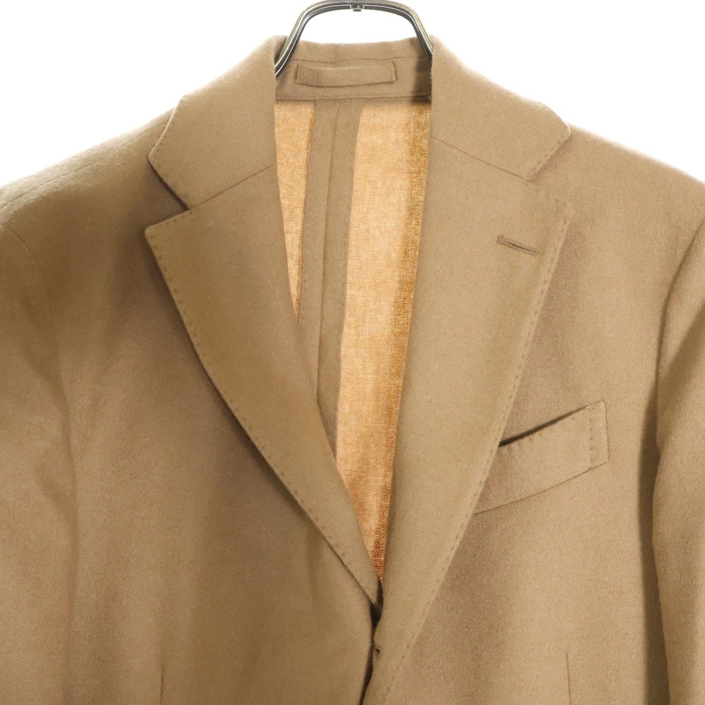 LARDINI(ラルディーニ) 3B カシミヤ混 ウール シングル テーラードジャケット ブラウン JY6000AQ