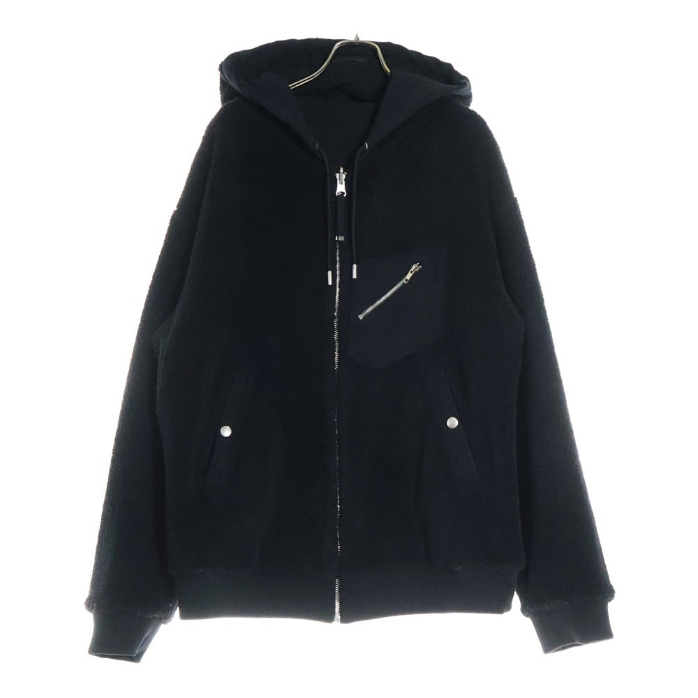DIESEL BLACK GOLD(ディーゼルブラックゴールド) リバーシブルボアジップパーカー ブラック