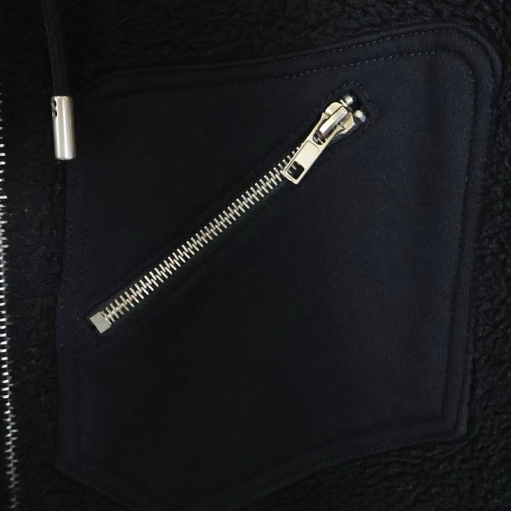 DIESEL BLACK GOLD(ディーゼルブラックゴールド) リバーシブルボアジップパーカー ブラック