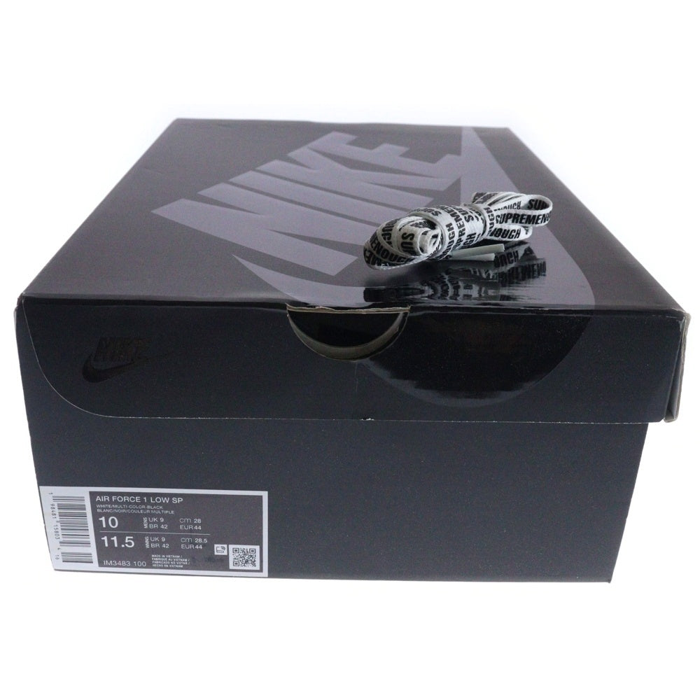 SUPREME(シュプリーム) ×GOODENOUGH ×NIKE AIR FORCE 1 LOW IM3483-100 グッドイナフ ナイキ エアフォース 1 ローカットスニーカー ホワイト/レオパード US10/28cm