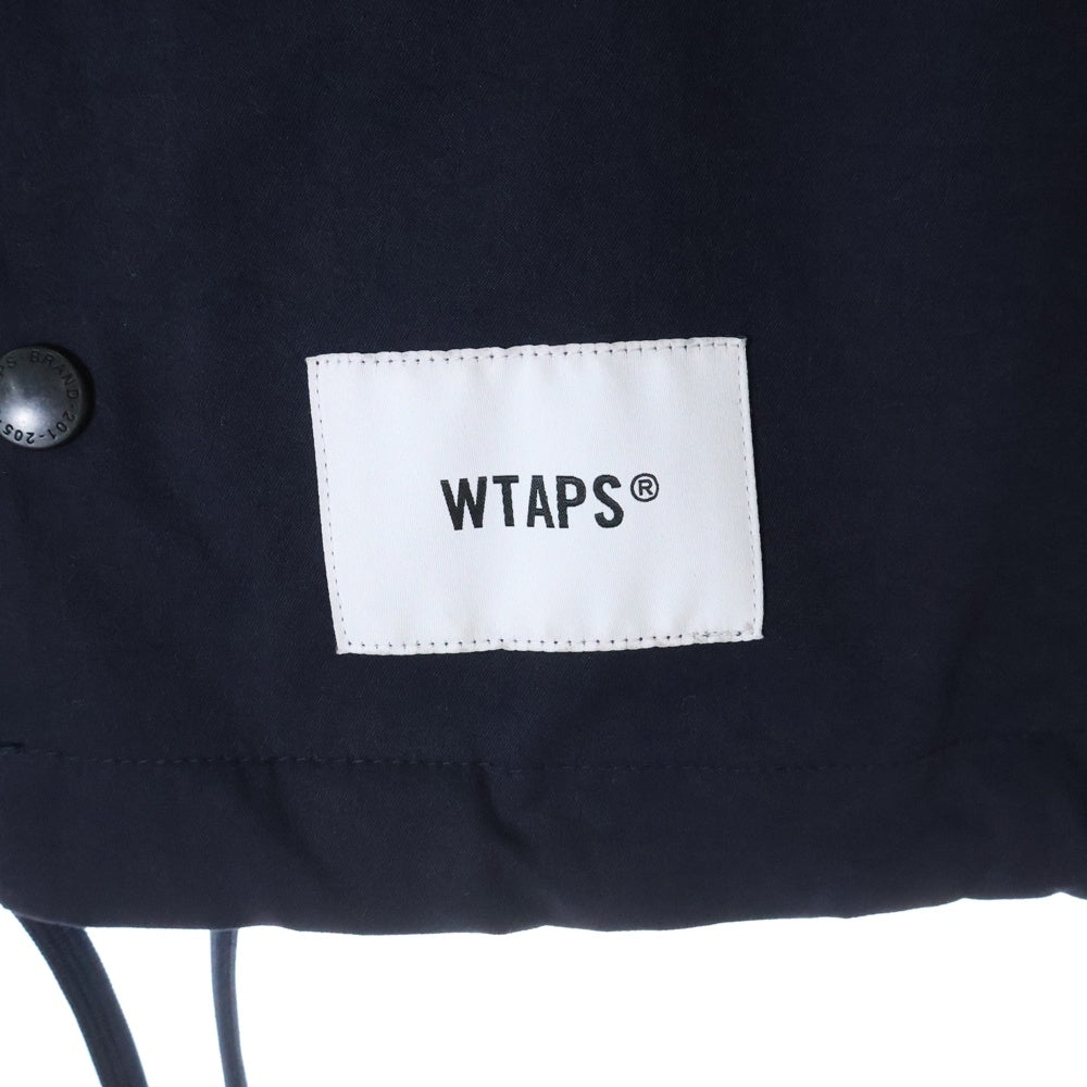 WTAPS(ダブルタップス) 23SS CHIEF JACKET POLY TWILL 231TQDT-JKM02 チーフ コーチジャケット ネイビー
