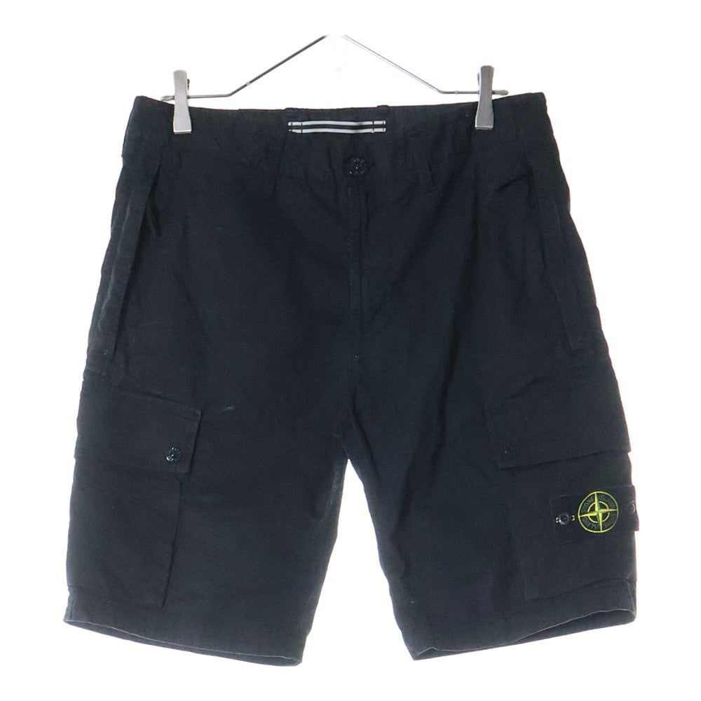 STONE ISLAND(ストーンアイランド) TYPE SL コットン ロゴパッチ ショートパンツ ブラック 8015L1110