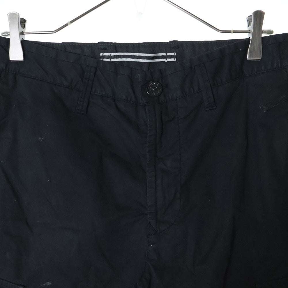 STONE ISLAND(ストーンアイランド) TYPE SL コットン ロゴパッチ ショートパンツ ブラック 8015L1110