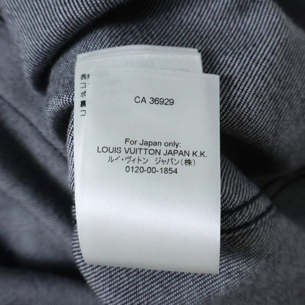 LOUIS VUITTON(ルイヴィトン) 24SS モノグラムベースボールシャツ RM241MQ FWA HQS41W グレー