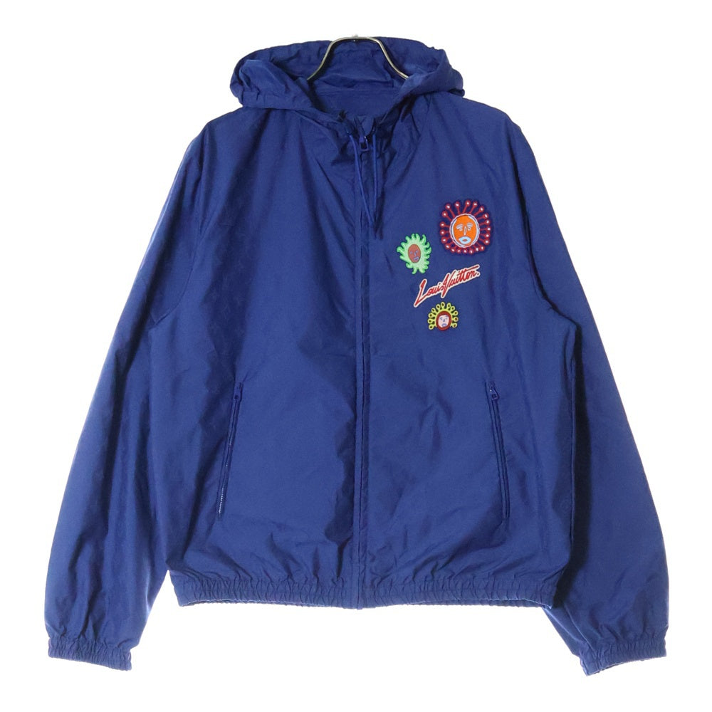 LOUIS VUITTON(ルイヴィトン) 23AW ×草間彌生 モノグラムワッペンパーカーRM232H YP1 HOB32W ブルー