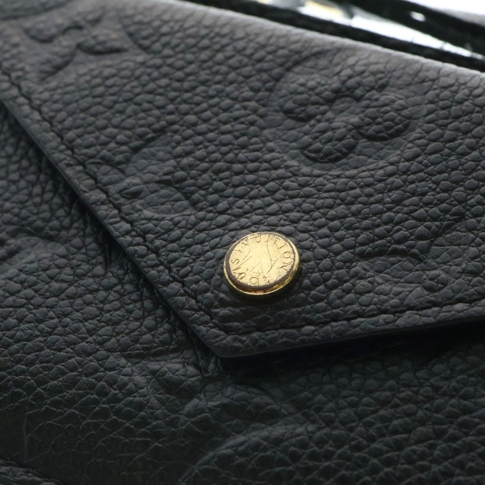 LOUIS VUITTON(ルイヴィトン) モノグラム アンプラント ポルト カルト レクト ヴェルソ コインケース カードケース ブラック/ゴールド M69421 ICチップ反応有