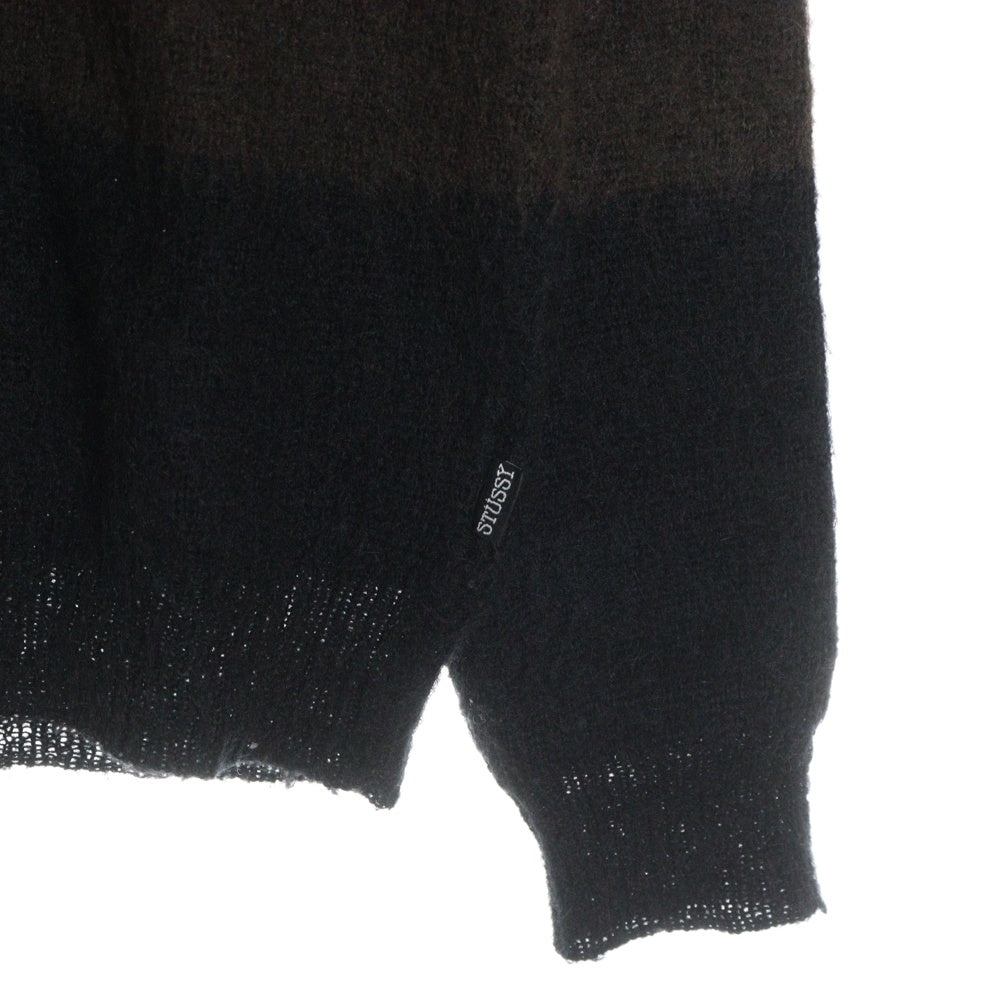 STUSSY(ステューシー) OLD オールド モヘア混 カーディガン 長袖ニット ブラウン