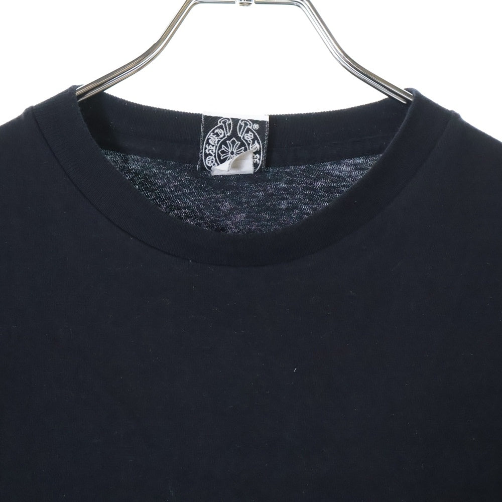 CHROME HEARTS(クロムハーツ) OLD フロントホースシュー刺繍 半袖Tシャツ カットソー ブラック