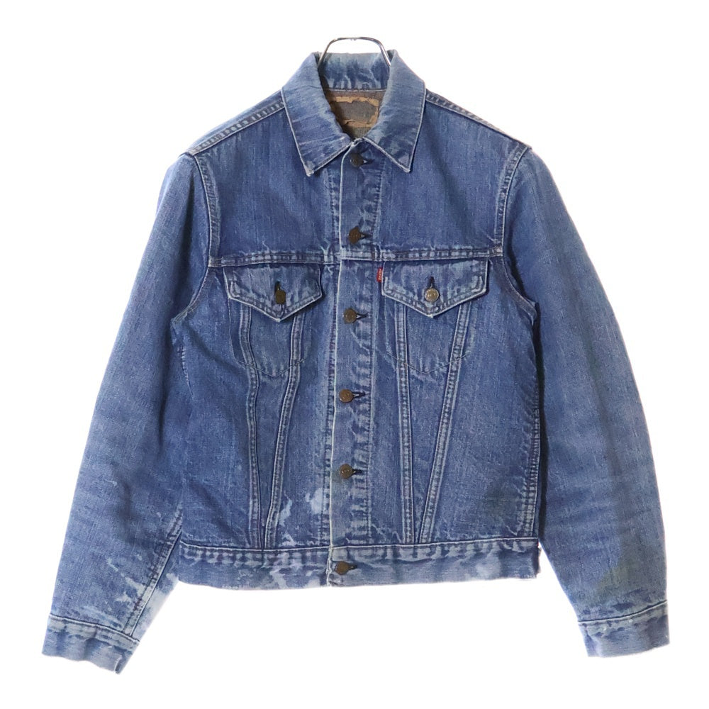 Levi's(リーバイス) 60s-70s VINTAGE 70505 BIG-E ボタン裏刻印524 ブランケット付きデニムトラッカージャケット インディゴ