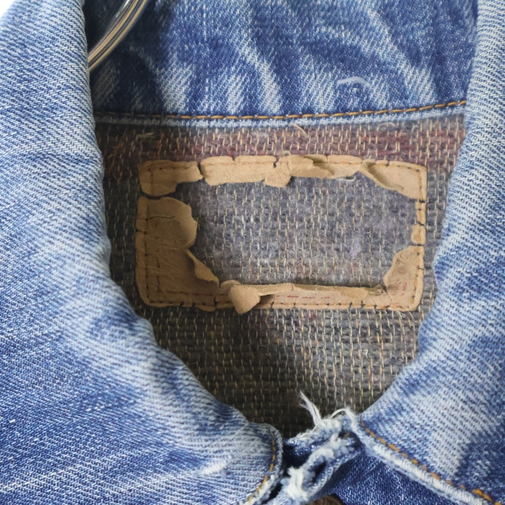Levi's(リーバイス) 60s-70s VINTAGE 70505 BIG-E ボタン裏刻印524 ブランケット付きデニムトラッカージャケット インディゴ