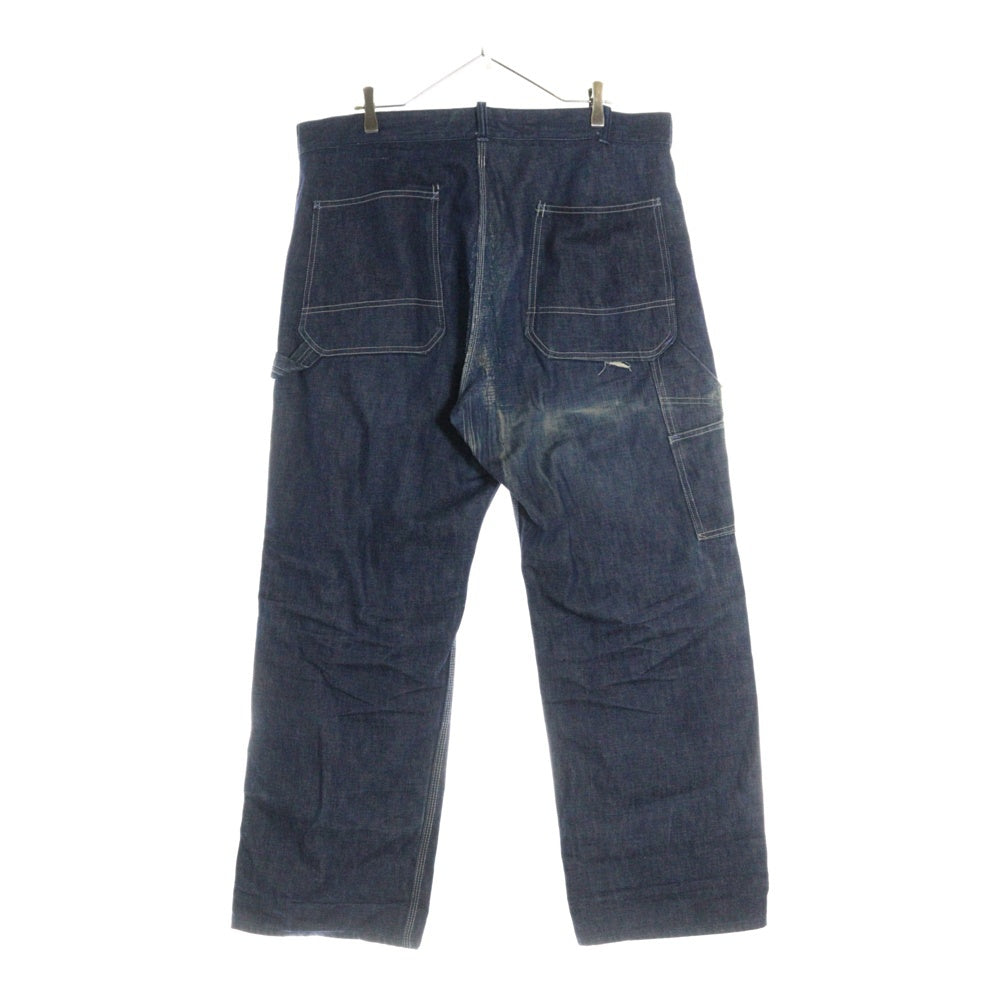 VINTAGE(ヴィンテージ) 50s-60s ボタンフライ カーペンター デニムパンツ インディゴ リペア有