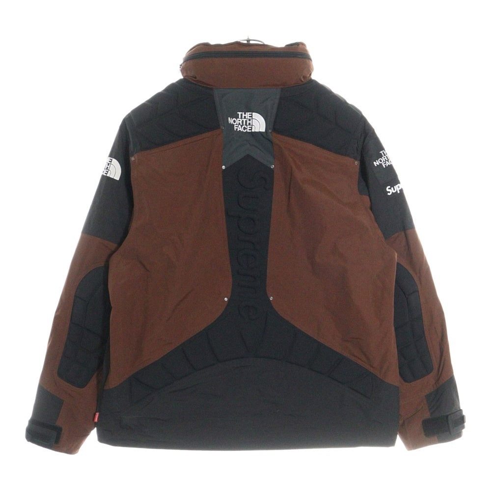 SUPREME(シュプリーム) 22AW ×THE NORTH FACE Steep Tech Padded Apogee Jacket ザノースフェイス スティープテックアポジージャケット ブラウン/ブラック NY52203I