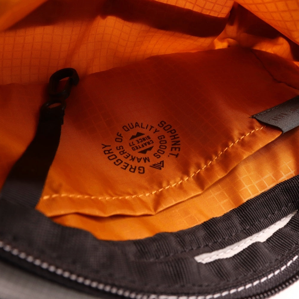 SOPH.(ソフネット) GREGORY RHUNE BELT BAG ルーヌ ベルトバッグ ウェストバッグ グレー/ブラック SOPH-250107