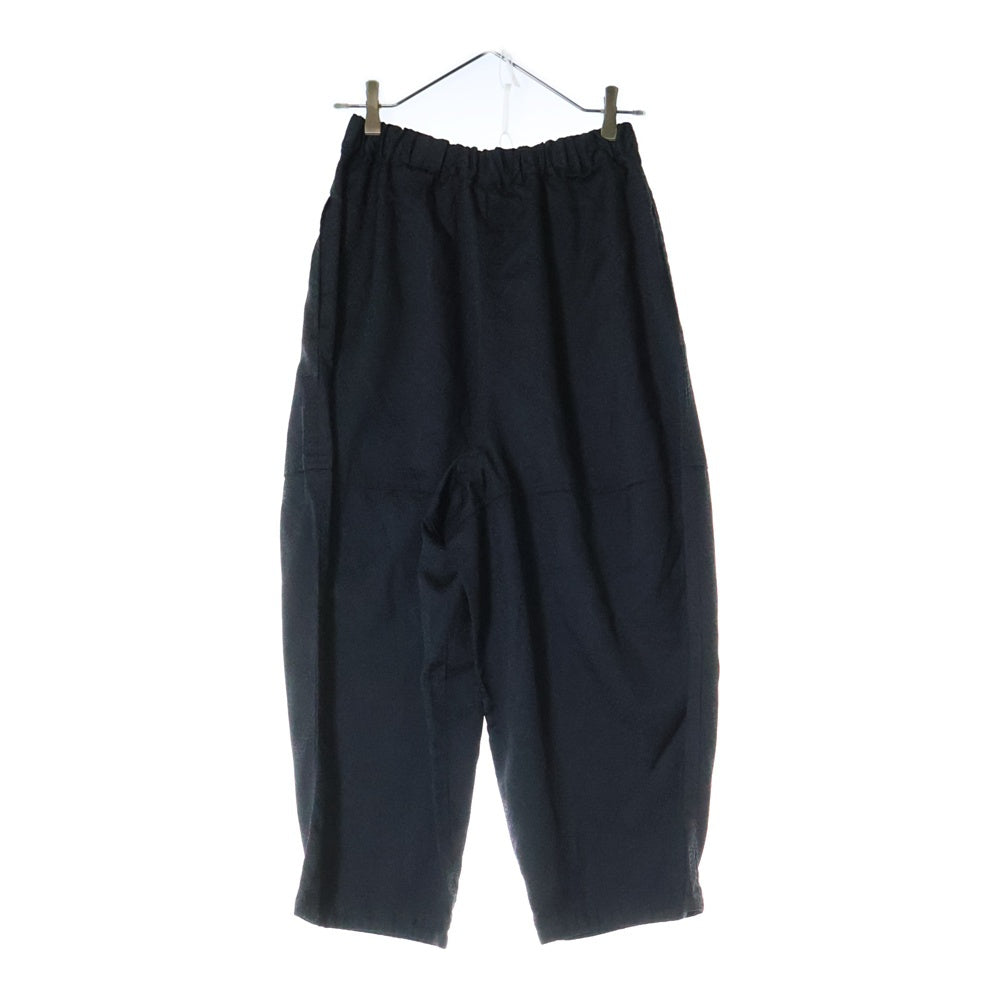 COMME des GARCONS(コムデギャルソン) 23AW 裁ち切り 切替 クロップドワイドパンツ ブラック GD-P010