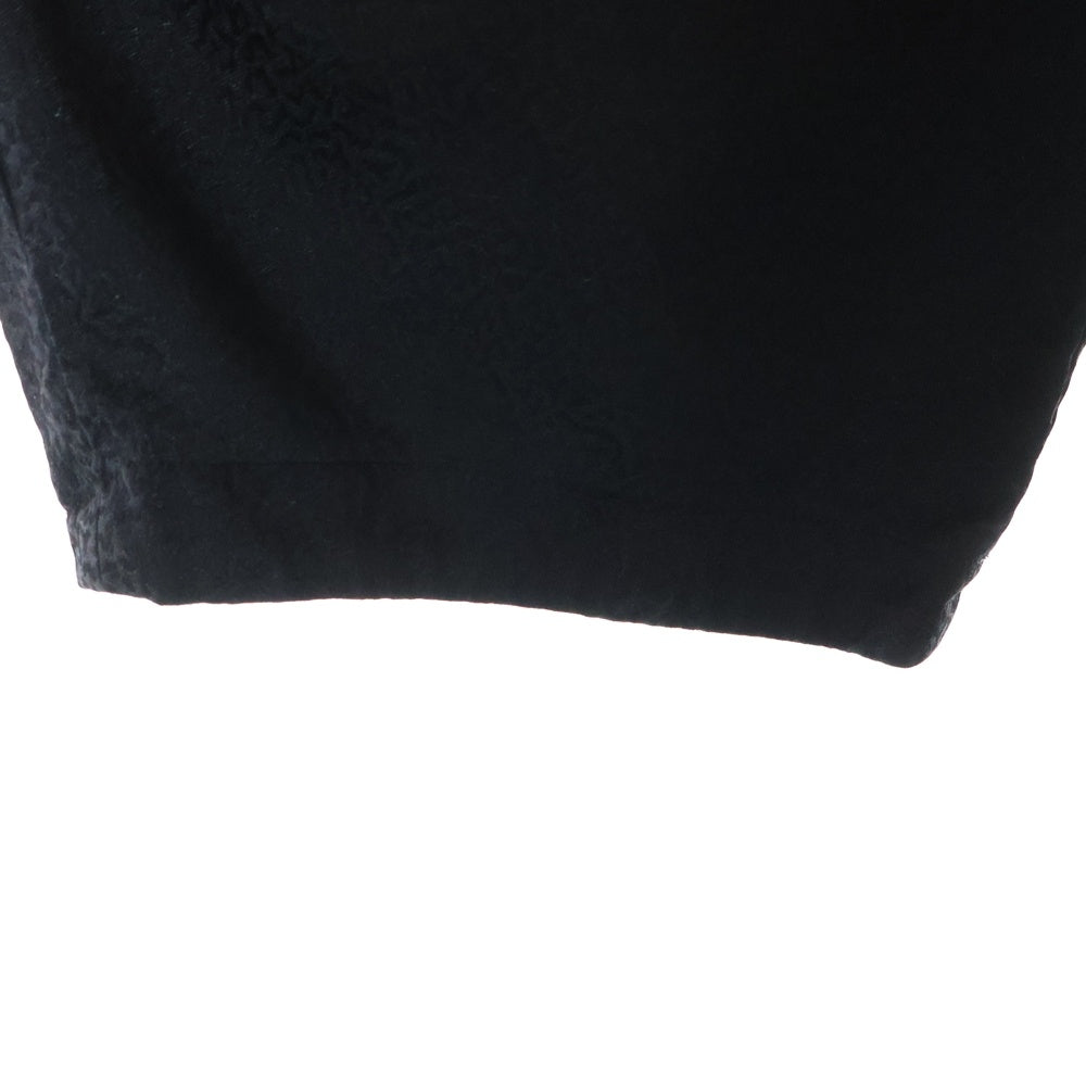 COMME des GARCONS(コムデギャルソン) 23AW 裁ち切り 切替 クロップドワイドパンツ ブラック GD-P010