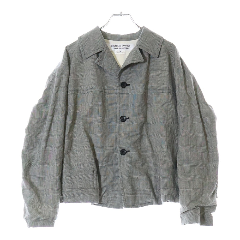 COMME des GARCONS COMME des GARCONS(コムデギャルソンコムデギャルソン) 17AW ウール チェック ショート ジャケット グレー レディース RT-J015