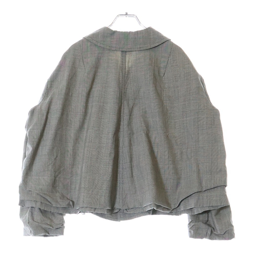 COMME des GARCONS COMME des GARCONS(コムデギャルソンコムデギャルソン) 17AW ウール チェック ショート ジャケット グレー レディース RT-J015