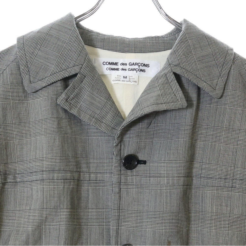 COMME des GARCONS COMME des GARCONS(コムデギャルソンコムデギャルソン) 17AW ウール チェック ショート ジャケット グレー レディース RT-J015