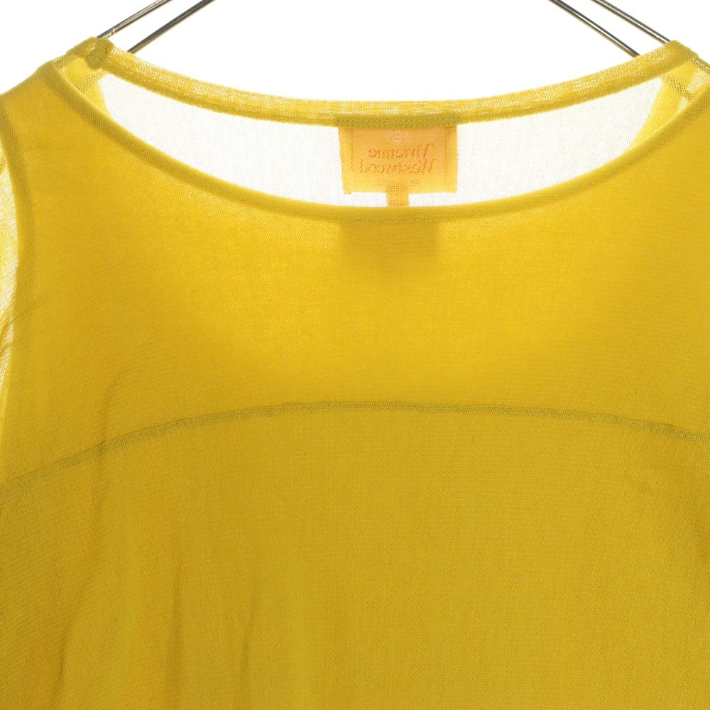 Vivienne Westwood Red Label(ヴィヴィアンウエストウッドレッドレーベル) ビッグオーブプリント 半袖ワンピース イエロー レディース 16-12-522014