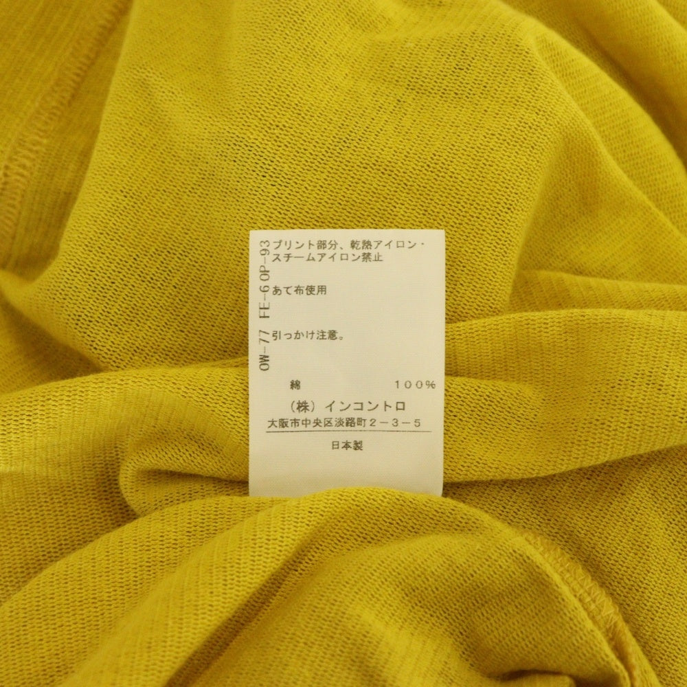 Vivienne Westwood Red Label(ヴィヴィアンウエストウッドレッドレーベル) ビッグオーブプリント 半袖ワンピース イエロー レディース 16-12-522014
