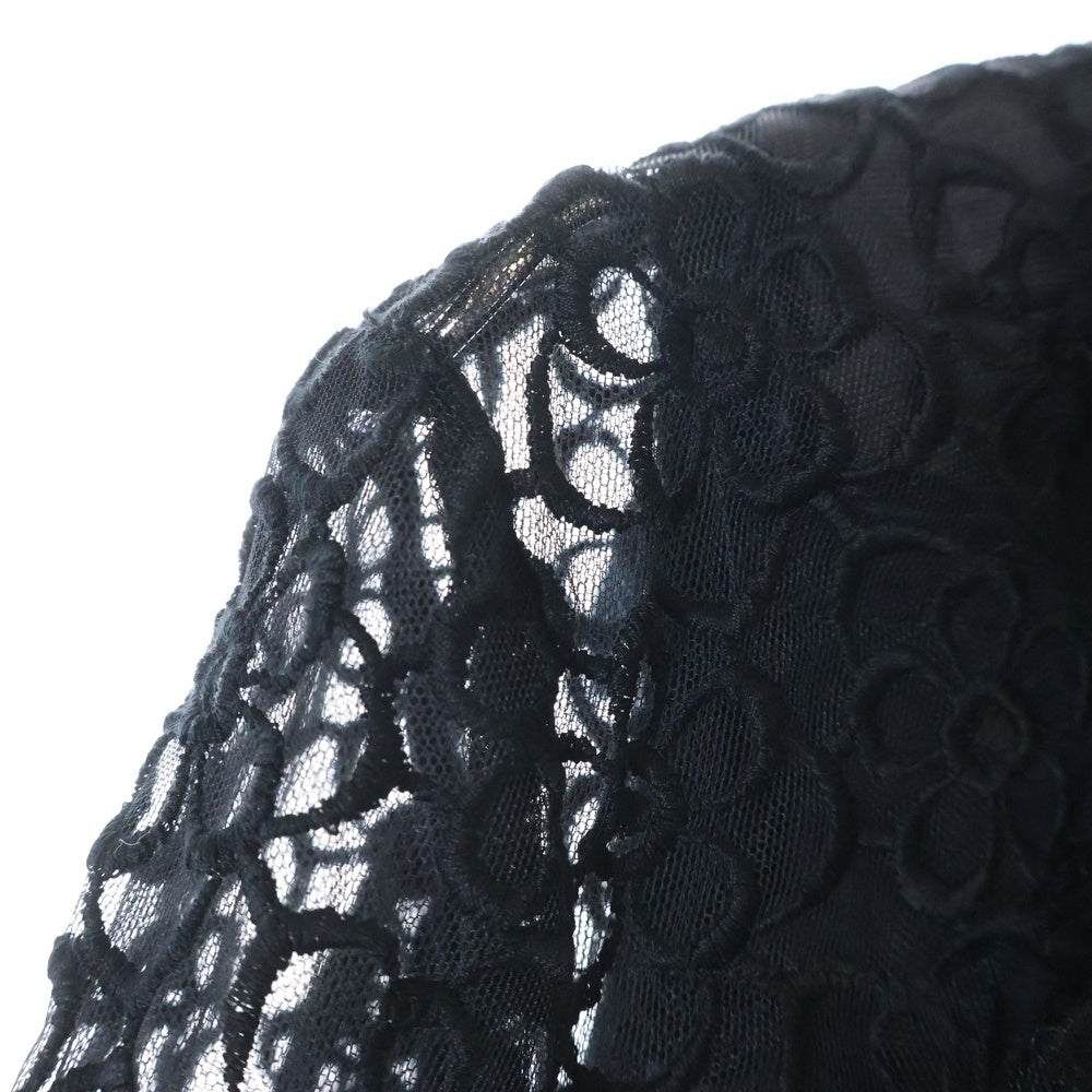 COMME des GARCONS(コムデギャルソン) 18AW フラワーエンブロイダリーカッティング デザインチュールジャケット ブラック GB-J005