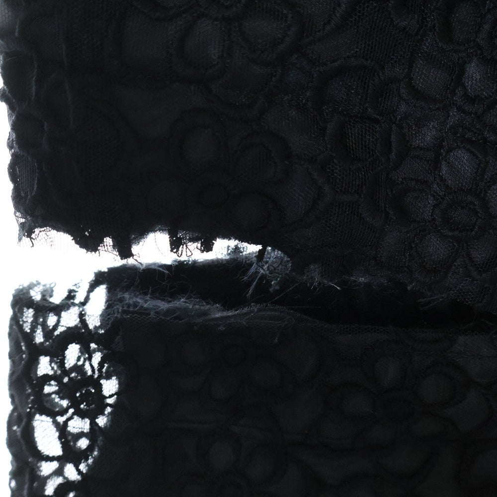 COMME des GARCONS(コムデギャルソン) 18AW フラワーエンブロイダリーカッティング デザインチュールジャケット ブラック GB-J005