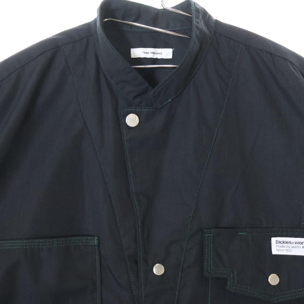 TOGA ARCHIVES(トーガアーカイブス) ×Dickies ディッキーズ シャツワンピース ブラック レディース TC21-FJ511