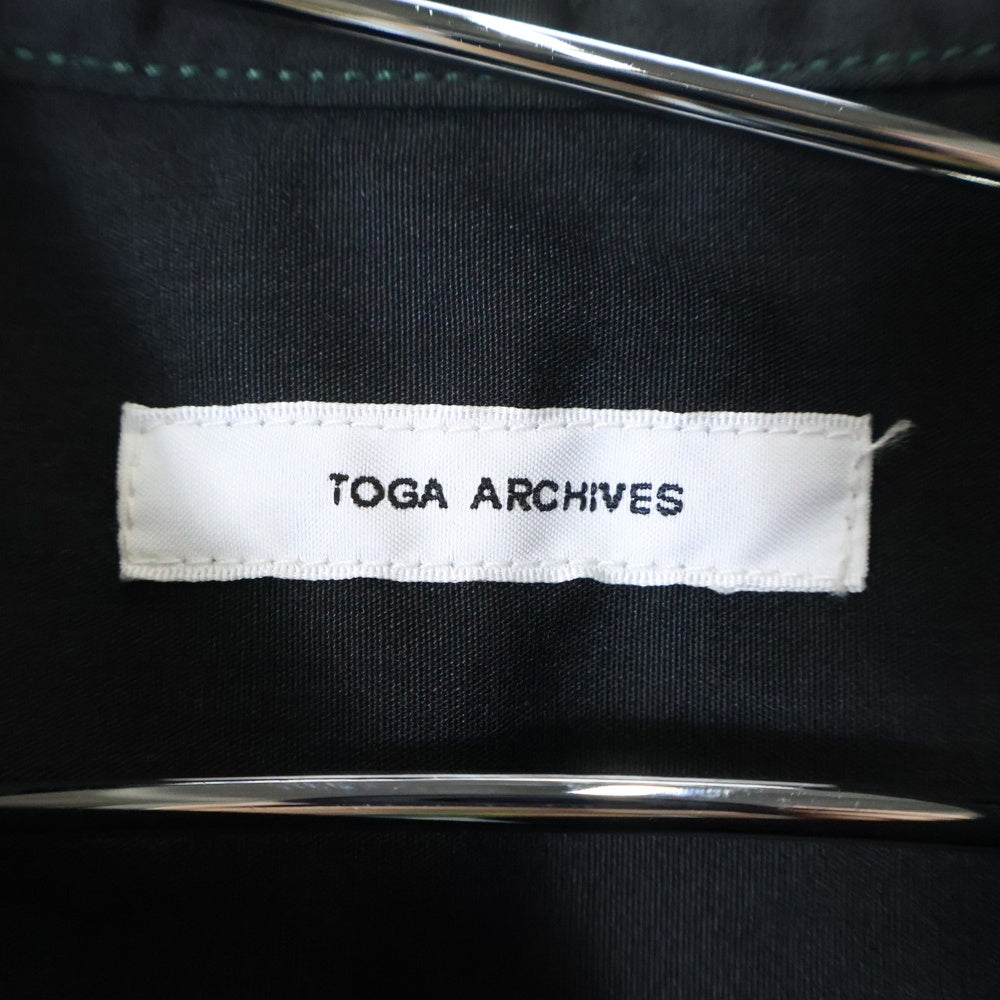 TOGA ARCHIVES(トーガアーカイブス) ×Dickies ディッキーズ シャツワンピース ブラック レディース TC21-FJ511