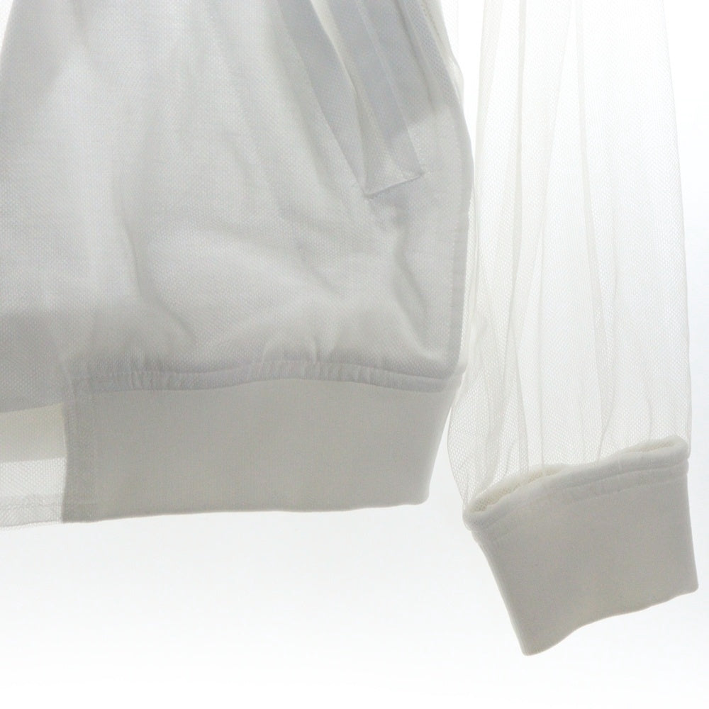 COMME des GARCONS COMME des GARCONS(コムデギャルソンコムデギャルソン) 18AW ナイロン フリンジ レースジャケット ホワイト レディース RB-J029