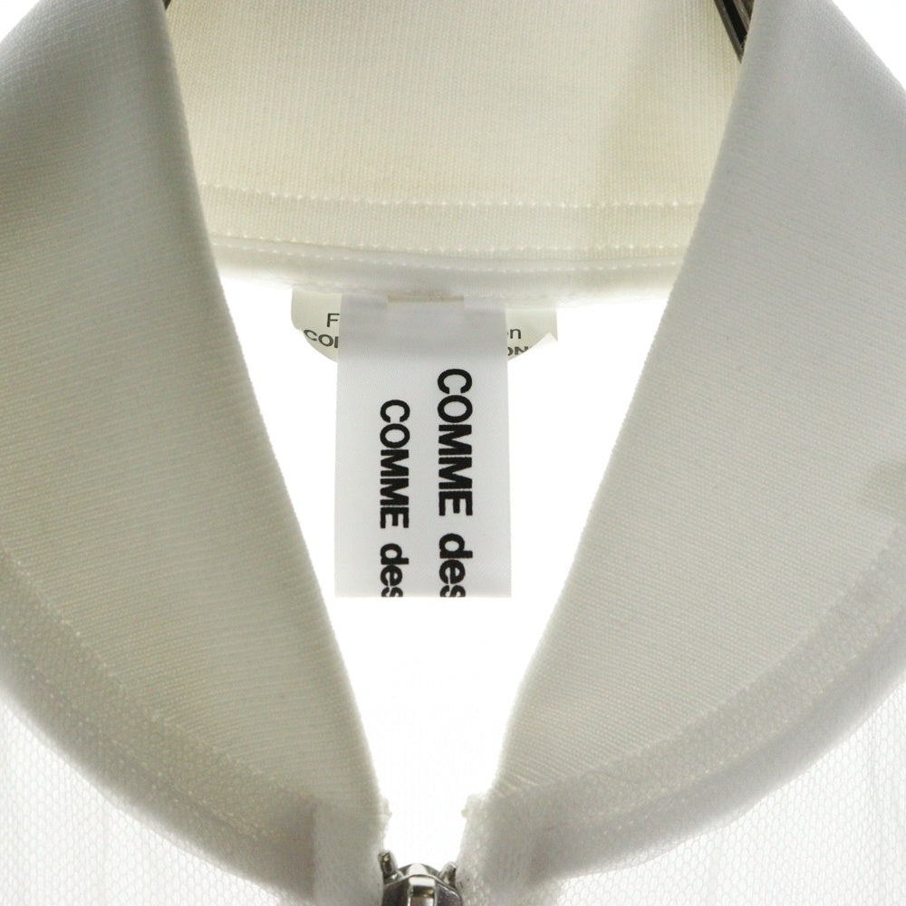 COMME des GARCONS COMME des GARCONS(コムデギャルソンコムデギャルソン) 18AW ナイロン フリンジ レースジャケット ホワイト レディース RB-J029
