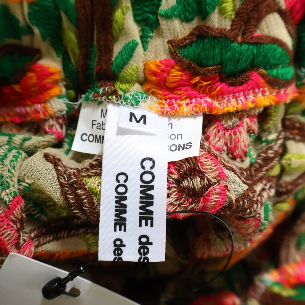 COMME des GARCONS COMME des GARCONS(コムデギャルソンコムデギャルソン) 17SS 花刺繍 レーヨン フローラルスカート マルチ レディース RS-S003