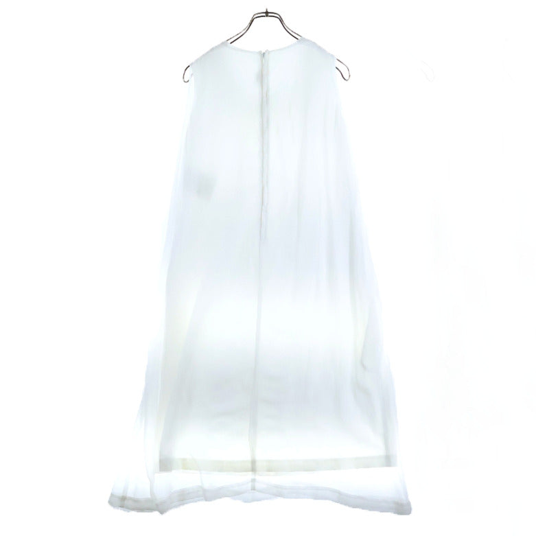 COMME des GARCONS COMME des GARCONS(コムデギャルソンコムデギャルソン) 14SS ポリエステル ノースリーブワンピース ホワイト レディース RM-O019