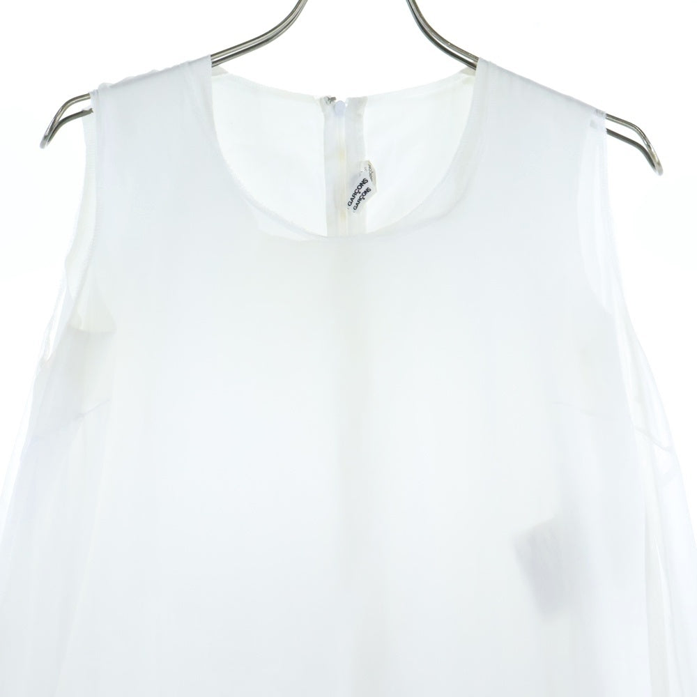 COMME des GARCONS COMME des GARCONS(コムデギャルソンコムデギャルソン) 14SS ポリエステル ノースリーブワンピース ホワイト レディース RM-O019