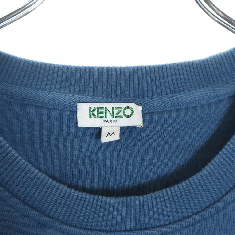 KENZO(ケンゾー) KENZO タイガー刺繍スウェットトレーナー ブルー F965SW0124X7