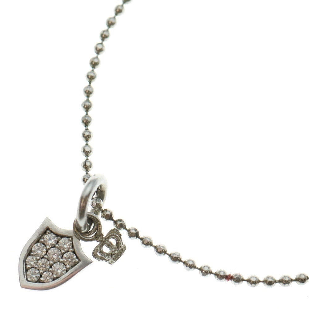 Justin Davis(ジャスティンデイヴィス) SHIELD DOG TAG シールドドッグタグ ネックレストップ シルバー SNJ163