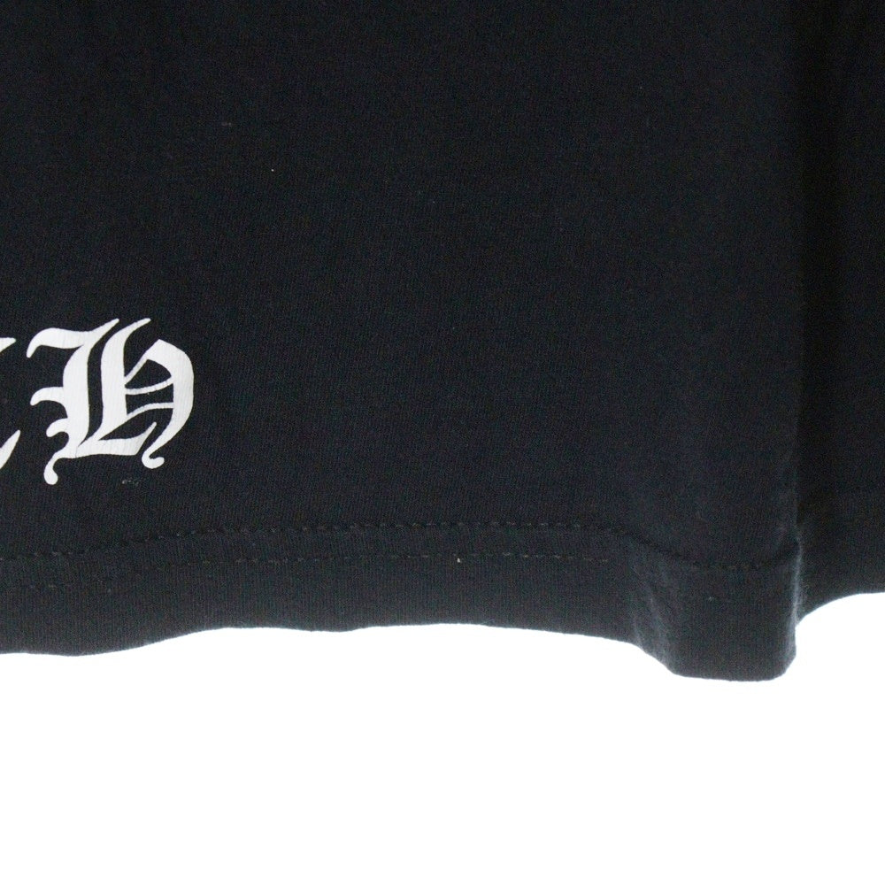 CHROME HEARTS(クロムハーツ) Dagger logo L/S Tee ダガーロゴプリント長袖Tシャツ カットソー ブラック
